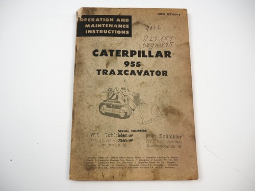Cat caterpillar 955 - caterpillar,