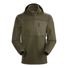 Giacca con cappuccio mezza zip