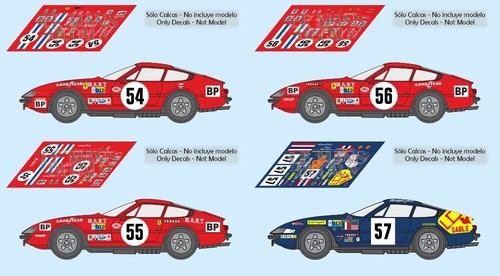 Decals ferrari 365 - ferrari,