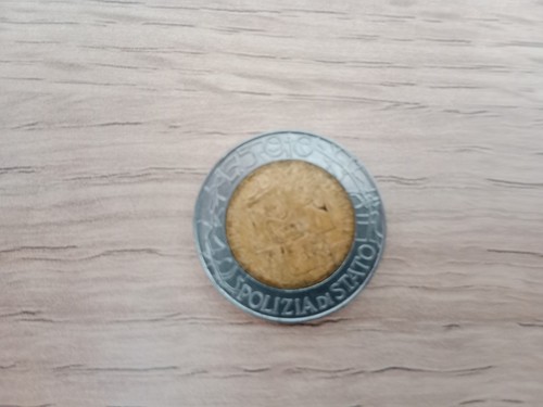Moneta 500 lire - lire, 50°