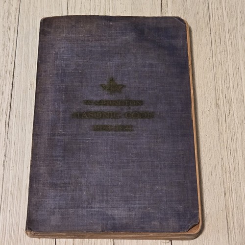 Washington masonic code 1913 - washington,