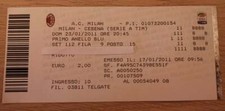 Biglietto stadio ticket A.C