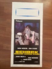 119s,LOCANDINA,SCHOCK TRANSFERT SUSPENCE HYPNOS 1977 MARIO BAVA 1 EDIZ. 1977