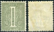 1863 REGNO D'ITALIA 1 C DE LA
