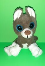 LUPO CANE PELUCHE TY OCCHI GRANDI  Plush Pupazzo Big Eyes Bambini Bimbi