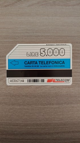 Scheda telefonica anni sip - anni,