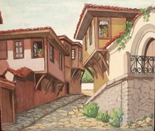 Dipinto a guazzo realista