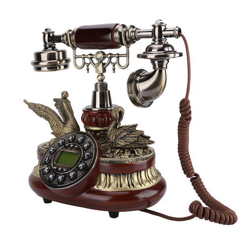 Telefono vintage retrò con - telefono,