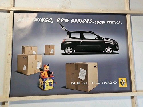 Renault new twingo poster - new,