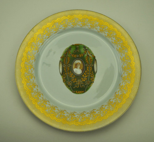 Rarissimo piatto uovo fabergé - uovo,