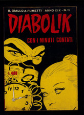 Diabolik n.11 Anno XIX "Con i minuti contati" Astorina 1980 ▓