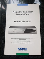 Nokia Mediamaster manuale utente gratuito.  Modello 9850 T