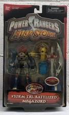 Power Rangers Ninja Storm 6" Storm Tri-Battlized Megazord Bandai SIGILLATO LEGGI