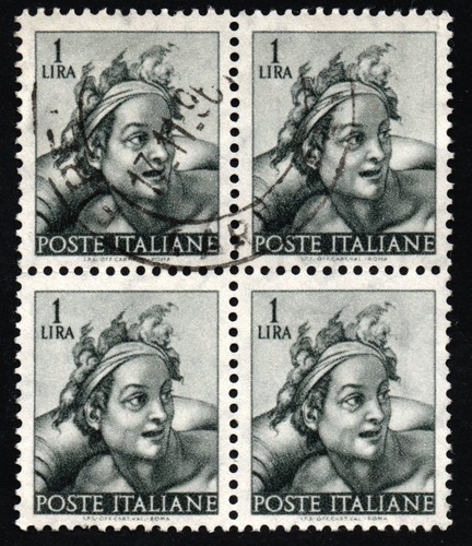 Italia 1961 quartina usata 1 - 1961,