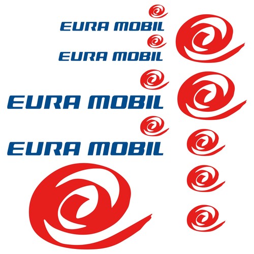 Eura mobil adesivi sticker - eura,