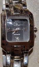 PRYNGEPS orologio donna acciaio inox quadrante nero quadrato vintage