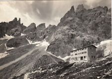 CARTOLINA *68 RIFUGIO ANTONIO BERTI BELLUNO VENETO AL POPERA m. 1950 VIAGG. 1962