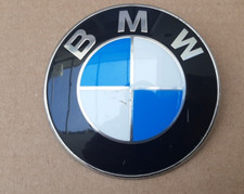 LOGO STEMMA FREGIO IN PLASTICA COFANO BMW- E60 E81 E87 E90- 8132375-USATO-82 MM