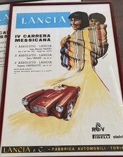 poster vintage Lancia IV