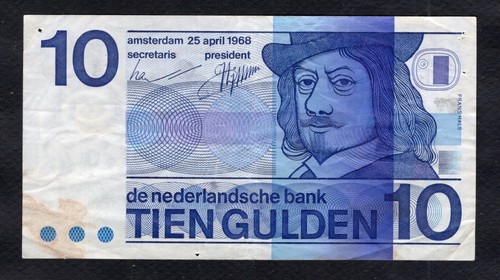 Pays bas gulden 1968 - pays, 10