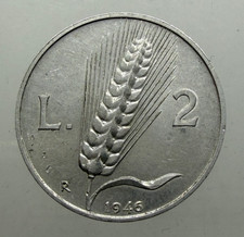 RARO 2 Lire Spiga  1946