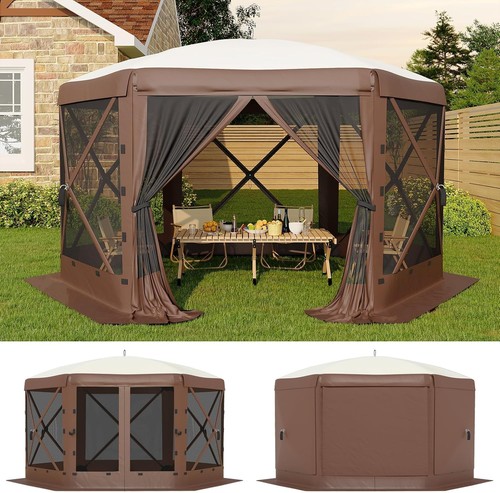 11ft sided instant gazebo - instant,