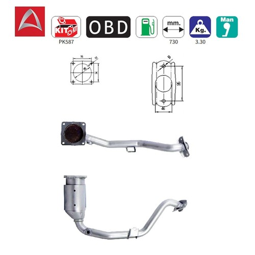 Catalizzatore per citroen - catalizzatore,
