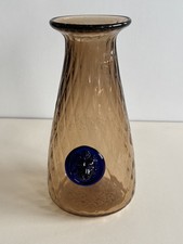 Vaso caraffa in vetro marrone
