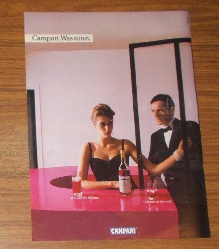 Rara pubblicità campari - rara, che