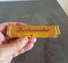 Cavatappi tascabile Korkenzieher Vintage anni '70 Scatola Originale Nuovo