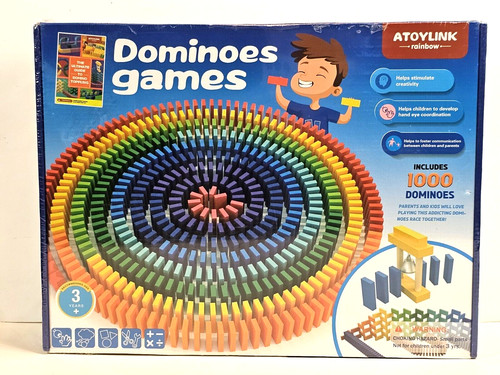 Atoylink 1000pzs giochi domino - 1000pzs,