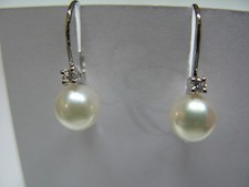 orecchino perle a monachina