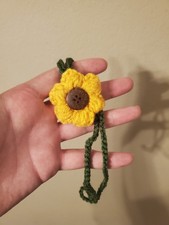 Collana girasole uncinetto