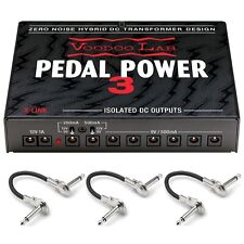 Nuovo Voodoo Lab Pedal Power 3 Effetti Chitarra Pedaliera Alimentatore