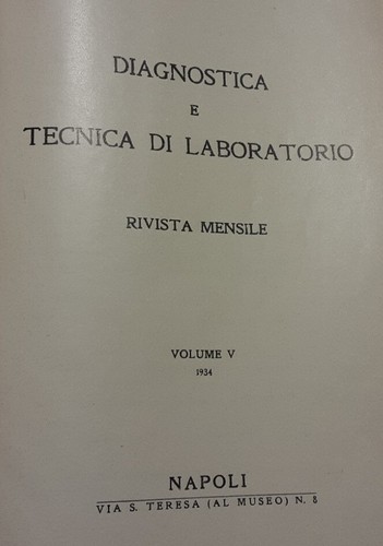Diagnostica tecnica di - diagnostica, e