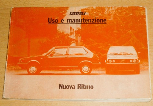 Libretto uso manutenzione fiat - uso,