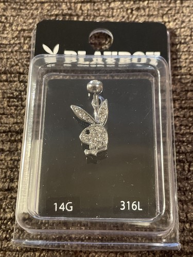 Playboy jeweled bunny stud - jeweled,