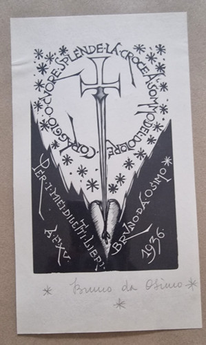 Bruno osimo ex libris - ex,