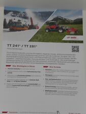AEBI TT 241 / TT 281 Brochure
