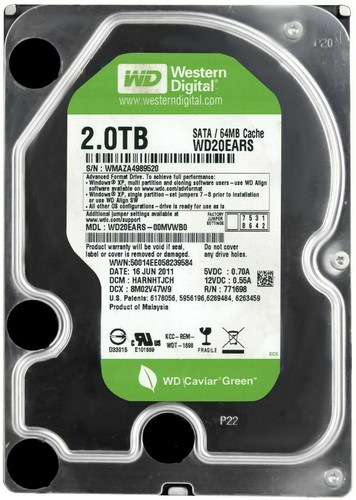 Hard disk western digital - western, 2tb