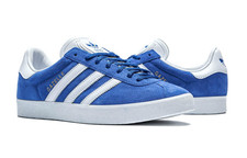 Adidas Gazelle 85 Originals scarpe da ginnastica uomo taglia 7 - 12 blu bianco IG0456