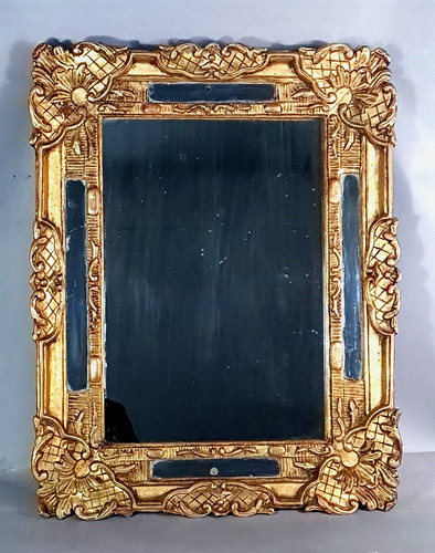 Specchio antico parquet legno