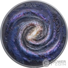 MILKY WAY Universo Space Final Frontier 3 oz moneta argento 20$ Palau 2021