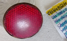 VECCHIO RIFLETTORE RER ANNI 40 PRIMI 50 FOGLIO PLASTICO VERNICIATO