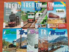 LOTTO 10 NUMERI di RIVISTE TUTTO TRENO e TTM MODELLISMO I TRENI