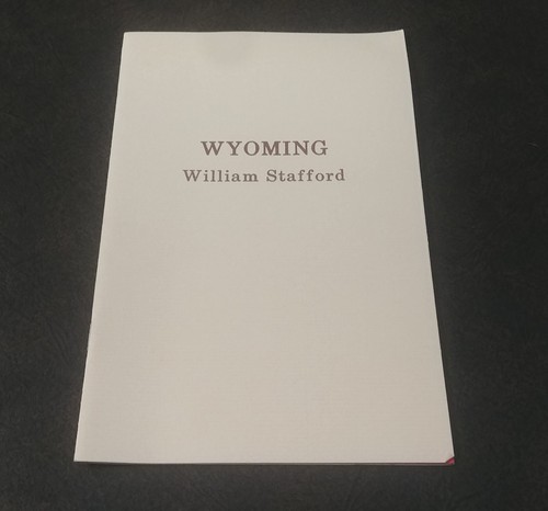 Wyoming william stafford - wyoming,