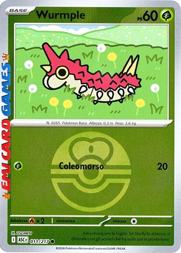 Wurmple 011 217 reverse - 011/217,