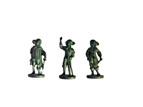 Kinder metal figurines - metal,