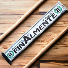 Sciarpa in raso Cesena calcio anno 2010 promozione in serie A con autografi