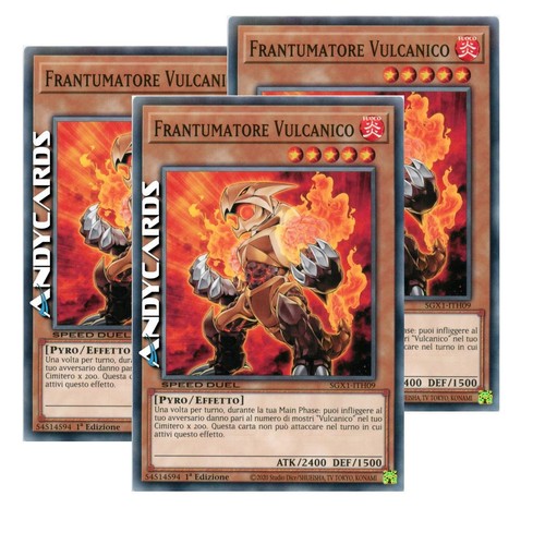 Frantumatore vulcanico - 3x,